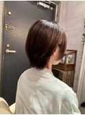 骨格補正が叶う♪ナチュラルショートボブ