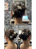 【Lilly新宿】#タイトヘアセット#カチモリ＃アレンジスタイル