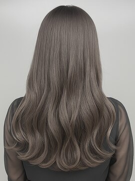 セブンルックス(7LOOKS) 【髪質改善】透明感シルバーブラウン×セミロング