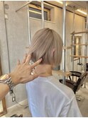 【ブリーチ2回】ベージュミルクティ