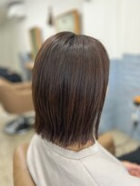 リープ(leap hair)&nbsp;透明感のあるパつっとボブ