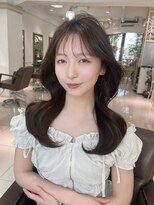 フォルテ 表参道店(FORTE) 【フォルテ千鶴】オリーブグレー/髪質改善/黒髪/顔周りカット