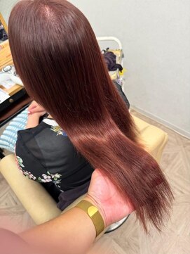 ハイレート ウニクス川越店(Hairate) 【Hairate本川越】レッドカラー×ハイブリッドストレート