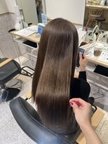 ゼストソエル(ZEST soell)&nbsp;立川／暗めカラー／髪質改善／艶髪ロング／透明感アップ