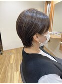 やわらかスッキリショートボブ