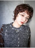 20代30代40代 ウルフパーマ ショートウルフ くせ毛風パーマ