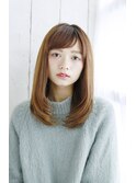 艶髪ケア×大人のナチュラルストレート[新宿/新宿駅/新宿]