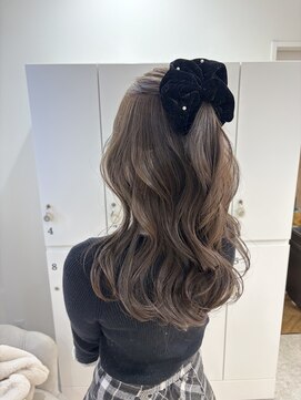 ロンドブルーム 天神大名店(Lond Bloom) ブリーチなしカラー/ベージュ/ブラウンカラー/福岡/10代20代30代