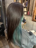 プラメーラ(PRAMEERA) インナーカラー×グリーン×春先取り
