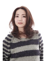 アッカ(acca)&nbsp;ミディアムレイヤー＠デジタルパーマ＠アッシュブラウン