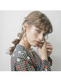 tomoヘア＊似合わせヘアアレンジ　後れ毛重要＊
