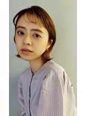 #シースルーバング　ワンカール　外ハネタイトボブ#
