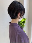 大人可愛い丸みショート×デザインハイライトオージュアTr
