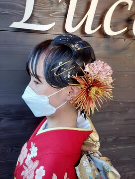 ルチカ(Luccica) 【Luccica】成人式ヘア×フィンガーウェーブ