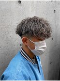 ツイストスパイラルフェード刈り上げ前下がりマッシュ大阪