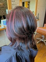 フェブリエ(hair design fevrier)&nbsp;個性派ピンクカラー