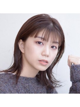 ドルセ(Dulce) 【Dulce】ピンクブラウン×外はねミディ