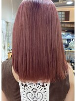 グリー ヘアプロデュース 千葉店(Gree hair produce) クリアピンク　2ブリーチ　ケアブリーチ