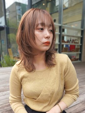 ニコ トウキョウ(nico TOKYO) ミディアムレイヤーカットボブウルフインナーカラー