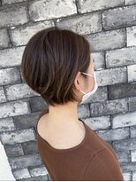 ライズ バイ レボ(RISE by REVO)&nbsp;大人可愛いココアベージュグレージュカラーボブウルフ黒髪我孫子