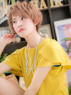 カバーヘア イヴ 戸頭店(COVER HAIR EVE) 小顔ふんわりカールくせ毛風マッシュショートc5戸頭20代30代40代