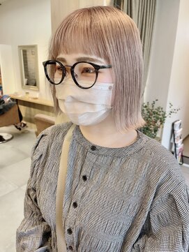 サンド 表参道(sand) 表参道ダブルカラーブリーチベージュカラー