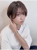 耳にかけても可愛いマッシュショート【高橋圭】
