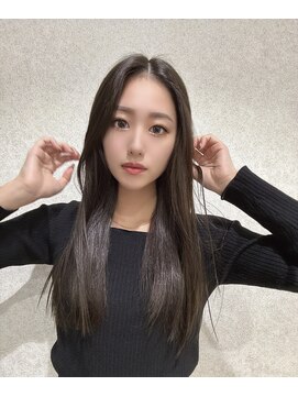 シャトン(chaton) 暗髪でもオリーブグレージュ