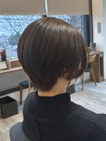 アトリエコア(Atelier Coa)&nbsp;ショートカットくびれショート前下がりボブベージュカラー