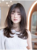 韓国レイヤー美髪質改善似合わせカットイメチェン卵型小顔