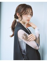 ローポニーテールアレンジおでかけヘア
