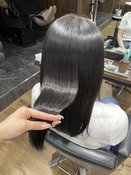 ハピネス クローバー 八木店(Happiness CLOVER) レイヤーロングブルーグレージュ