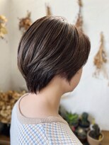 ヘアスタジオ ブリエ(HAIR STUDIO BRILLER) 2024 ナチュラルショート　× アプリエ ブラウン カラー髪質改善
