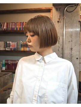 ワンダーヘアーグルーミング(WANDER Hair grooming) ブロンドボブ