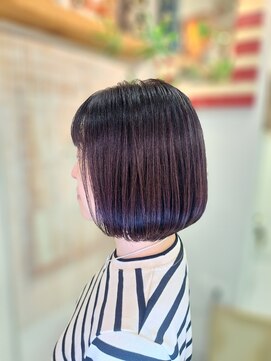 レットイット Letit 髪質改善/ボブ/白髪染め/白髪ぼかし/グレージュ/ショートボブ