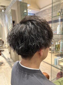 ビス リアン 川口店(Vis lien) 大人男性ナチュラルパーマビジカジ清潔感アッシュブラック