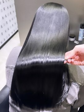 ユーザ(YUZA) 美髪縮毛矯正×最高峰髪質改善トリートメント×ブルーブラック