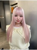 着物/フェミニンロング/似合わせカット/ウェーブミディアム/梅田