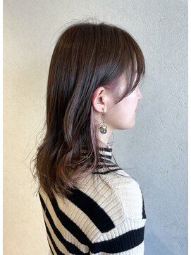 ビーエリア 本店(BE AREA) イヤリングカラー　ピンク