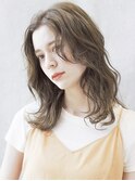 ラフウェーブ×ヌーディーカラー