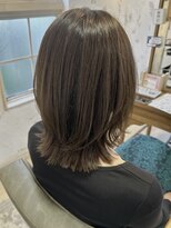 セライロ 千葉(celilo)&nbsp;ミディアムレイヤー オリーブベージュ【momoka】