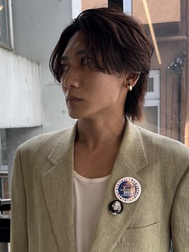 アコロン(acoron.) カット/毛流れ/ミディアム/池袋メンズカット