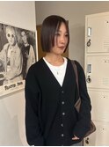 黒髪/オリーブグレー/小顔/ココアベージュ/津田沼駅
