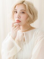 カバーヘア ブリス 戸田公園西口店(COVER HAIR bliss) ハイトーンカラーニュアンスパーマショートボブA3戸田公園20代