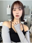 顔まわりレイヤーボブレイヤー顔まわりカット外ハネボブ髪質改善
