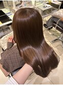 ワンカラーで作る明るめブラウン