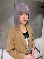 シェノン 表参道(CHAINON)&nbsp;表参道/着物ヘア/ダークアッシュ/ミディアムレイヤーカット/渋谷