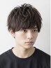 【men's限定トップのボリュームでかっこよく】カット+ポイントパーマ￥9280