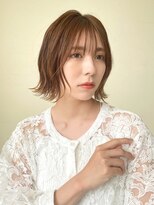 ハピネス 王寺店(Happiness)&nbsp;切りっぱなしボブ　透明感カラー　奈良王寺