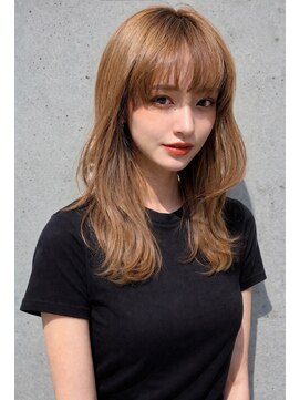 アリュールヘアー ルーチェ(ALLURE hair luce) 【ALLURE】レイヤーカット_ミディアムレイヤー_韓国巻き